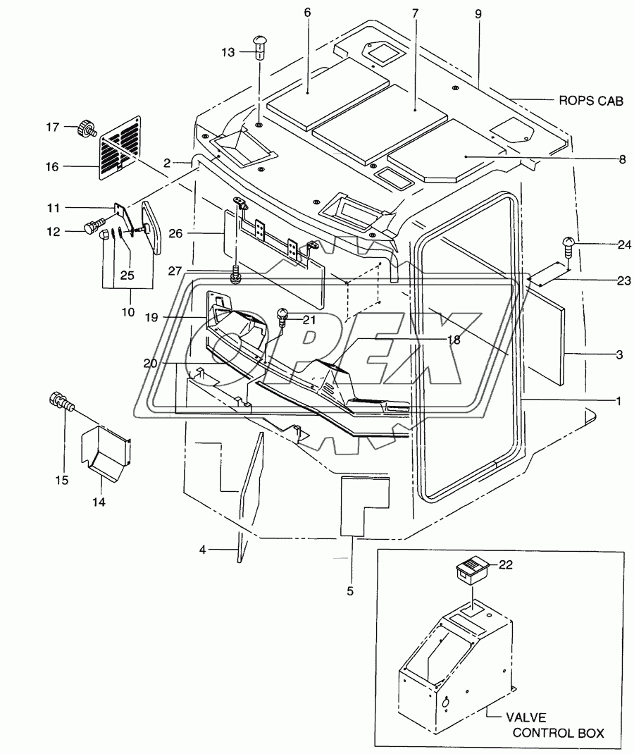 Rops cab(cover&mat)