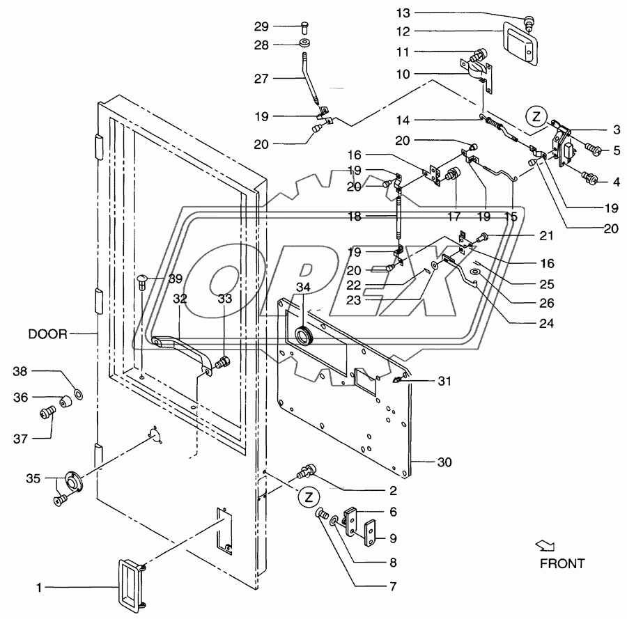 Rops cab(door,RH)(2/2)