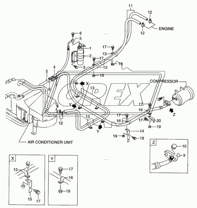 AIR CONDITIONER PIPING (1/2)