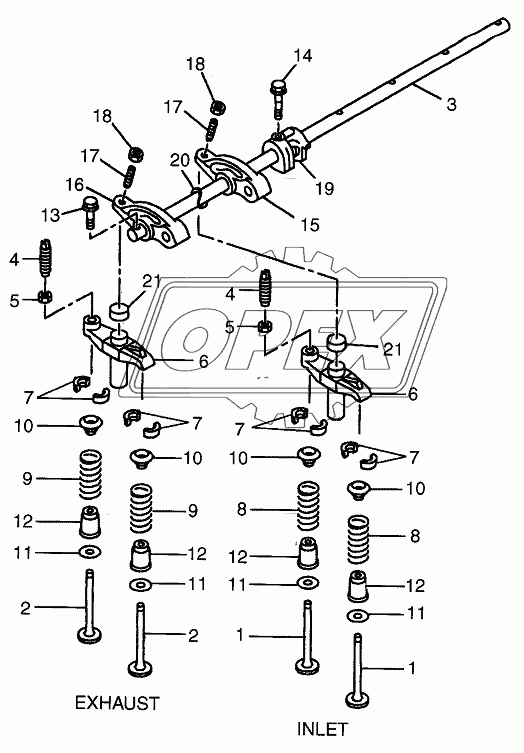 VALVE & ROCKER ARM