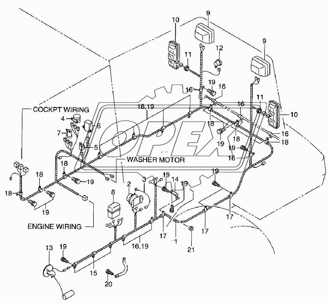 REAR FRAME WIRING