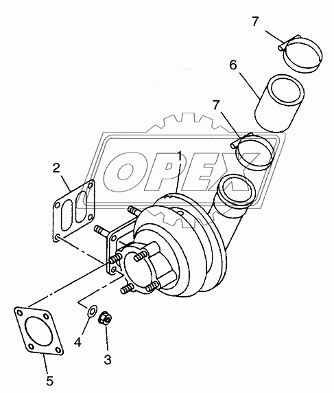 TURBO CHARGER (FITTING PARTS)