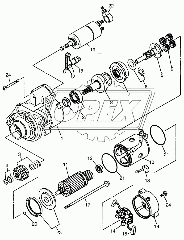 STARTER (INNER PARTS)