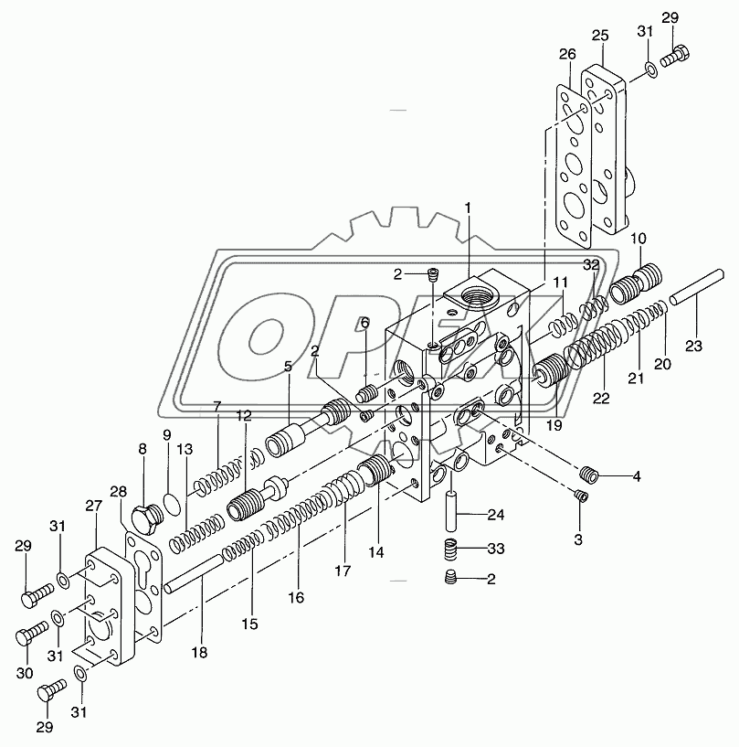 TRANSMISSION CONTROL VALVE (1/2)