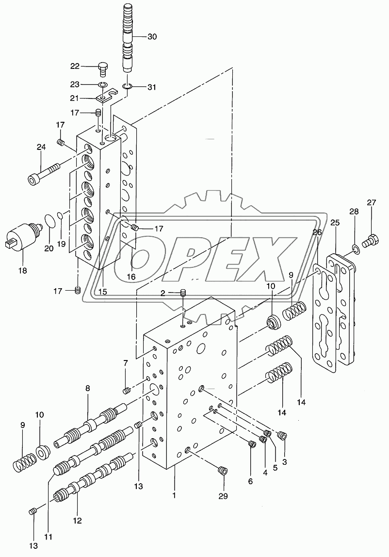 TRANSMISSION CONTROL VALVE (2/2)