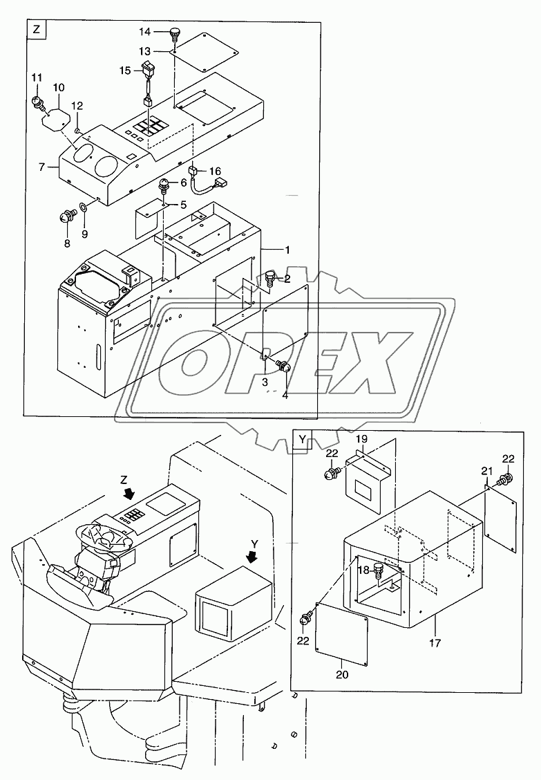 CAB LESS KIT (ROCLS2) (2/2) (OP)