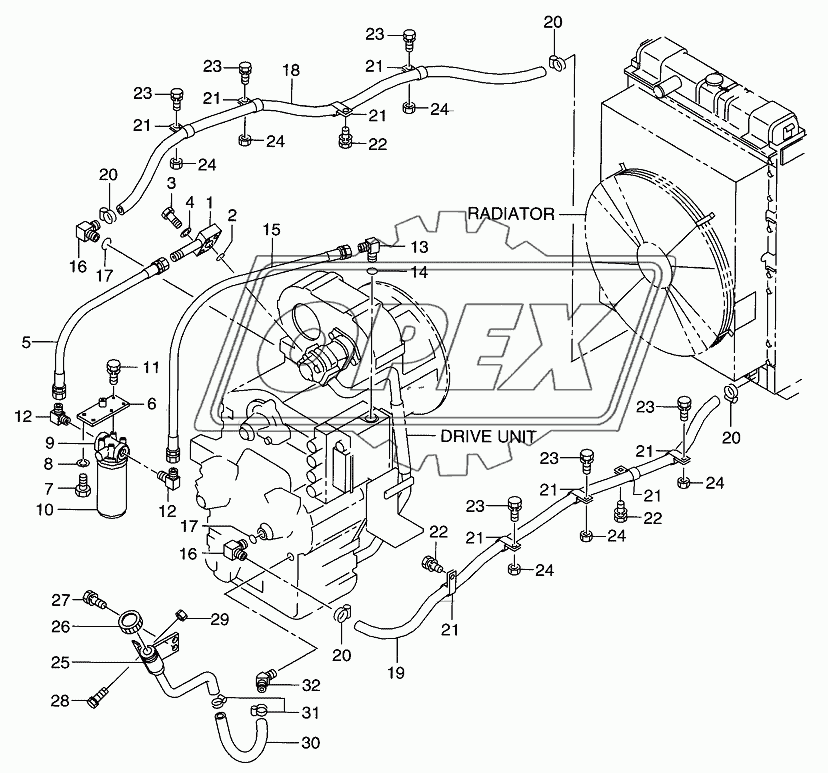 HYDRAULIC SYSTEM (TRANSMISSION)