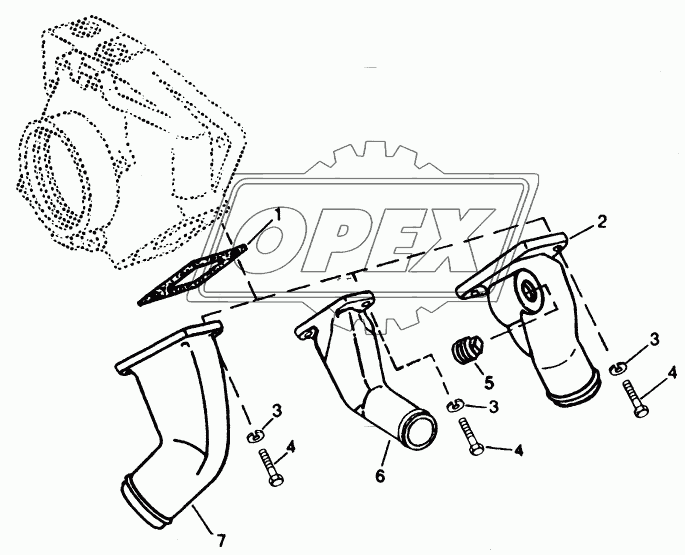 WATER PUMP INLET HOUSING