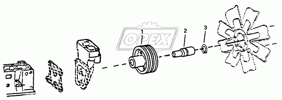 FAN DRIVE PULLEY 1