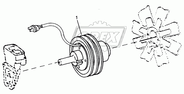 FAN DRIVE PULLEY AND CLUTCH