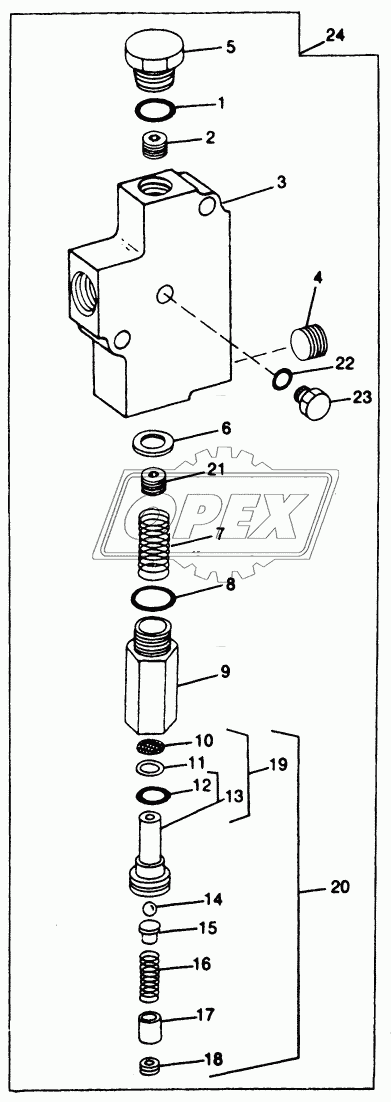 HYDRAULIC SYSTEM - PRIORITY VALVE