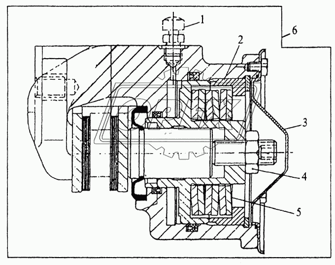 CONTROL LINKAGE - PARK BRAKE CALIPER ASSEMBLY