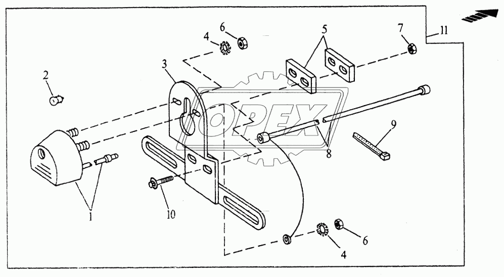 LICENSE BRACKETS - LICENSE PLATE BRACKET