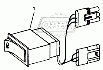 WIRING HARNESS AND SWITCHES - TURN SIGNAL SWITCH