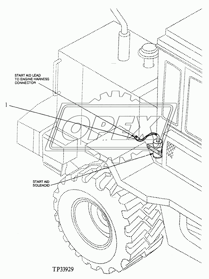 WIRING HARNESS AND SWITCHES - START AID LEAD