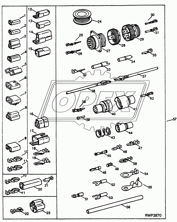 WIRING HARNESS AND SWITCHES - WIRE LEAD KIT 1