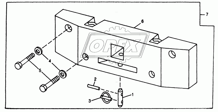 CHASSIS WEIGHTS - COUNTERWEIGHT AND ATTACHING HARDWARE