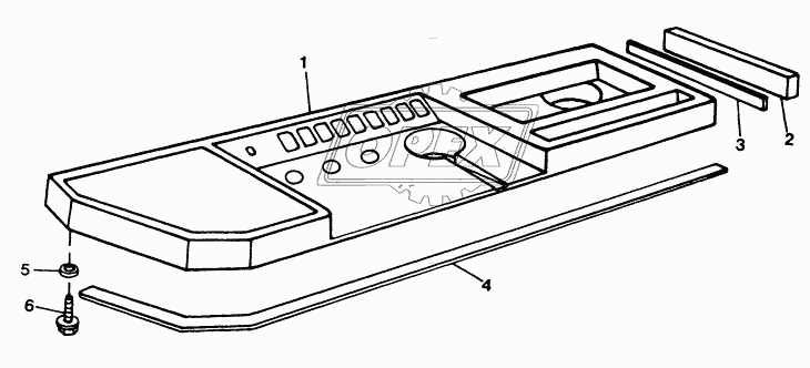 OPERATOR ENCLOSURE - RIGHT CONSOLE