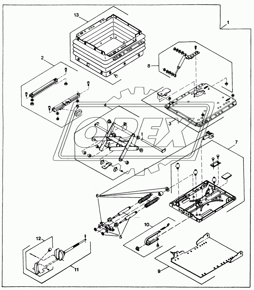 SEAT AND SEAT BELTS - SEAT WEIGHT ADJUSTER ASSEMBLY