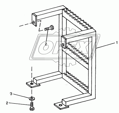 STEPS AND HANDHOLDS - ACCESS STEPS WITHOUT PLATFORM