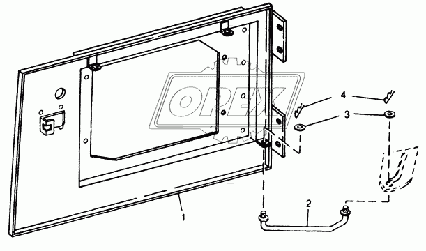 HEATING AND AIR CONDITIONING - CONDENSER DOOR (LIMITER AND HOLD-OPEN DEVICE)