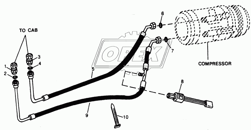 HEATING AND AIR CONDITIONING - REFRIGERANT LINES