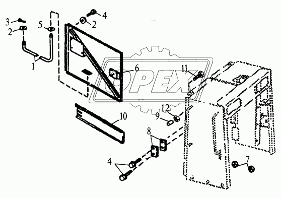 HOOD OR ENGINE ENCLOSURE - ENGINE SIDE SHIELDS