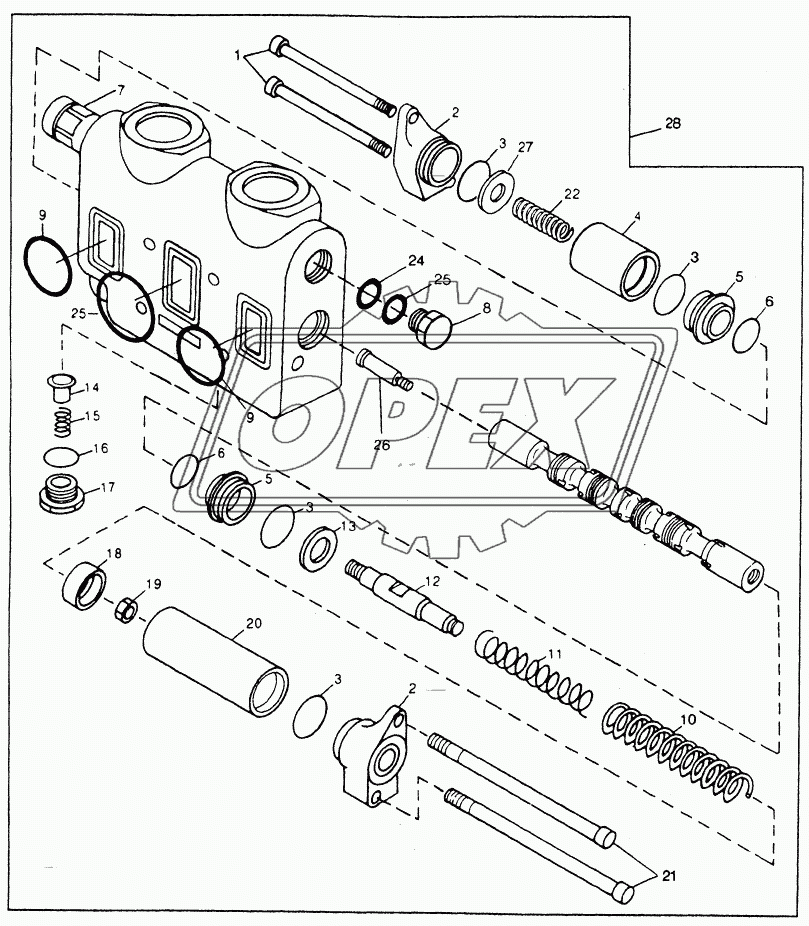 HYDRAULIC SYSTEM - BOOM SECTION VALVE