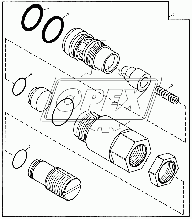 HYDRAULIC SYSTEM - ANTI-CAVITY VALVE BOOM SECTION