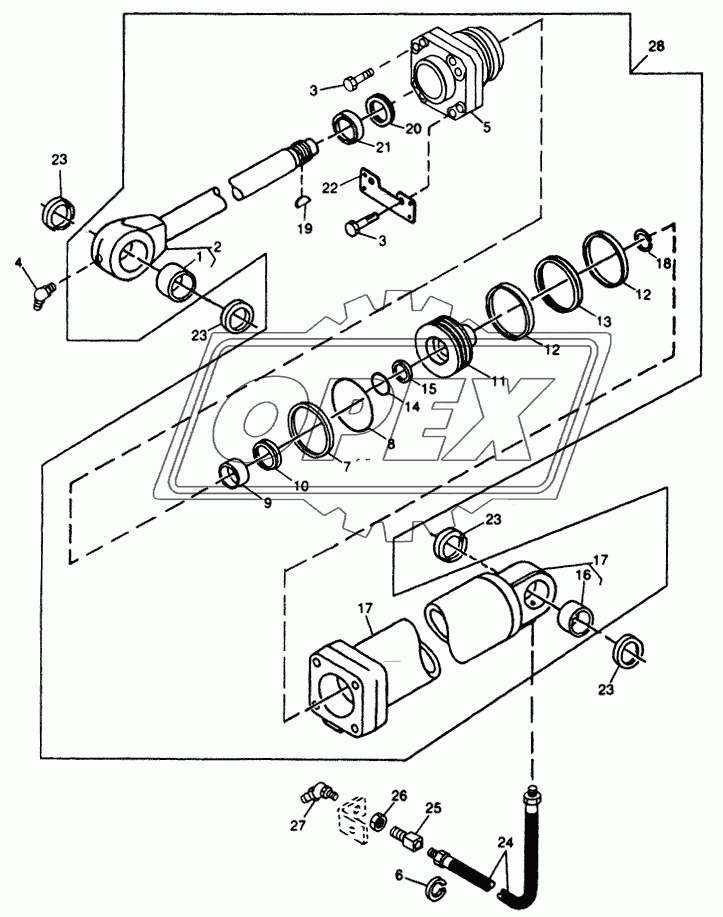 HYDRAULIC SYSTEM - BUCKET CYLINDER