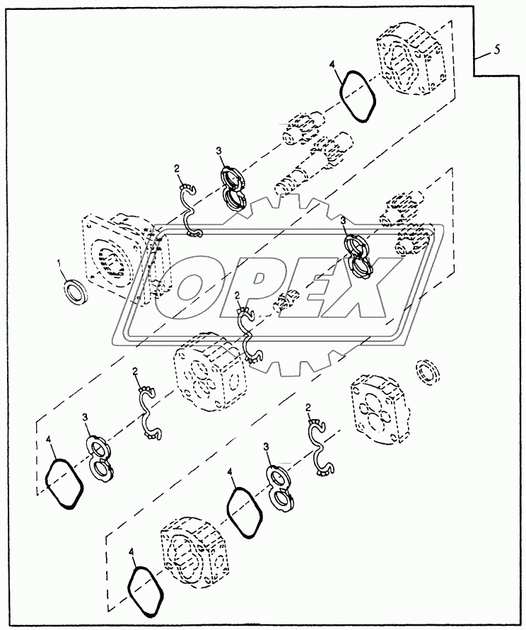 HYDRAULIC SYSTEM - HYDRAULIC PUMP KIT (OPEN CENTER)