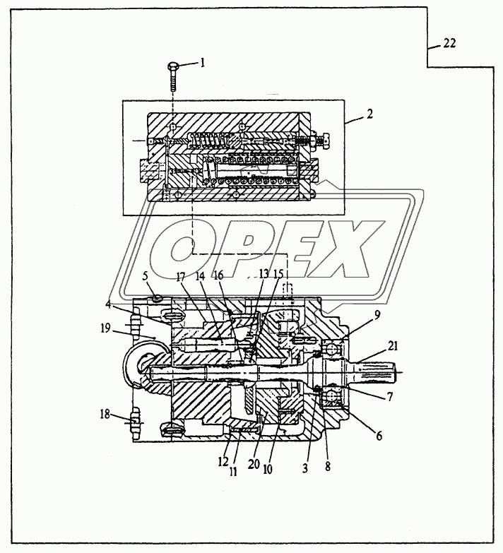 HYDRAULIC SYSTEM - BRAKE PUMP (CLOSED CENTER)