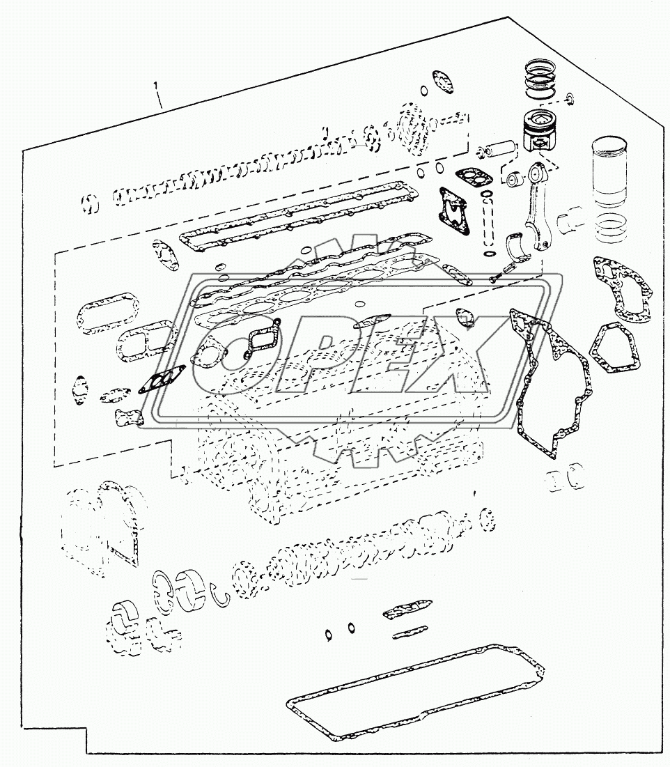 CYLINDER BLOCK - ENGINE OVERHAUL KIT