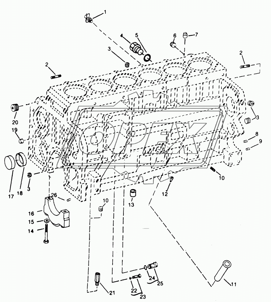 CYLINDER BLOCK - CYLINDER BLOCK FITTINGS