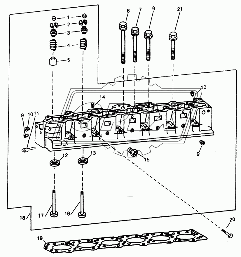 CYLINDER HEAD AND VALVES - CYLINDER HEAD AND VALVES