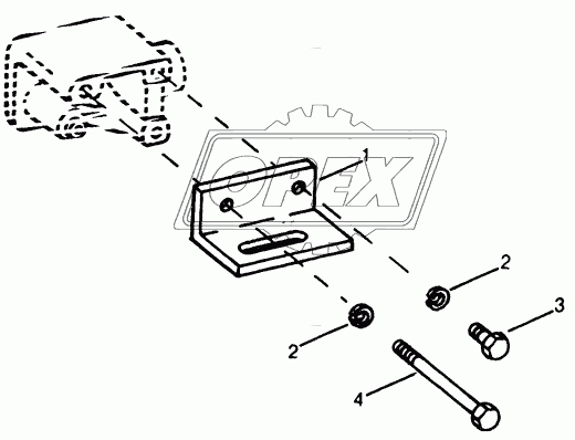 FUEL INJECTION SYSTEM - SPEED CONTROL BRACKET 1