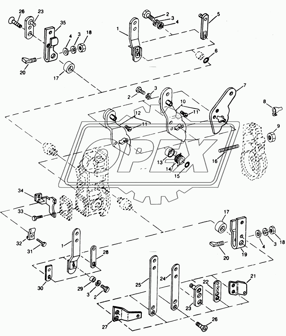 FUEL INJECTION SYSTEM - FUEL INJECTION PUMP GOVERNOR LEVERS AND CONTROLS