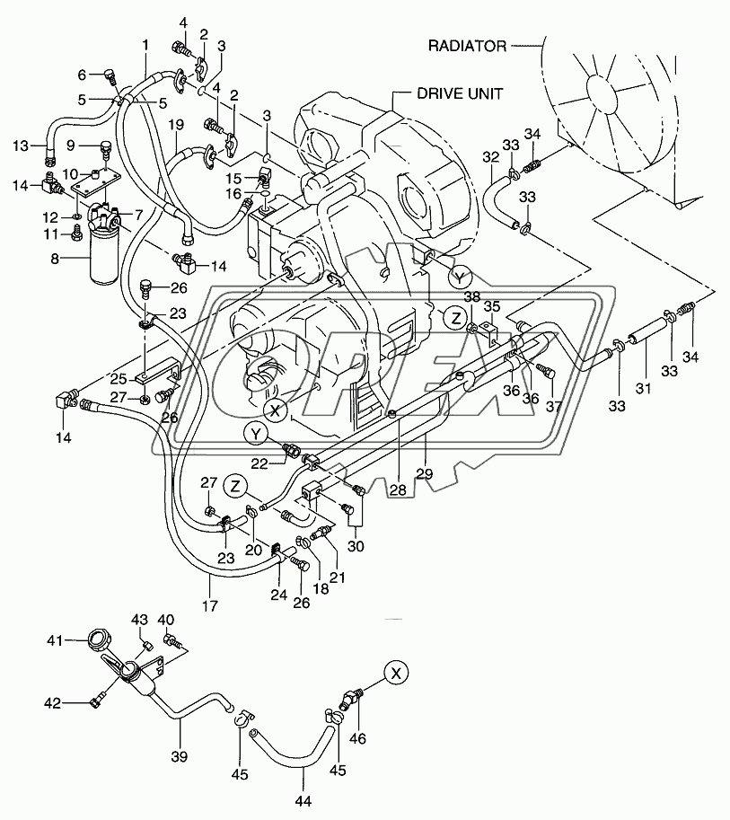 HYDRAULIC SYSTEM (TRANSMISSION)