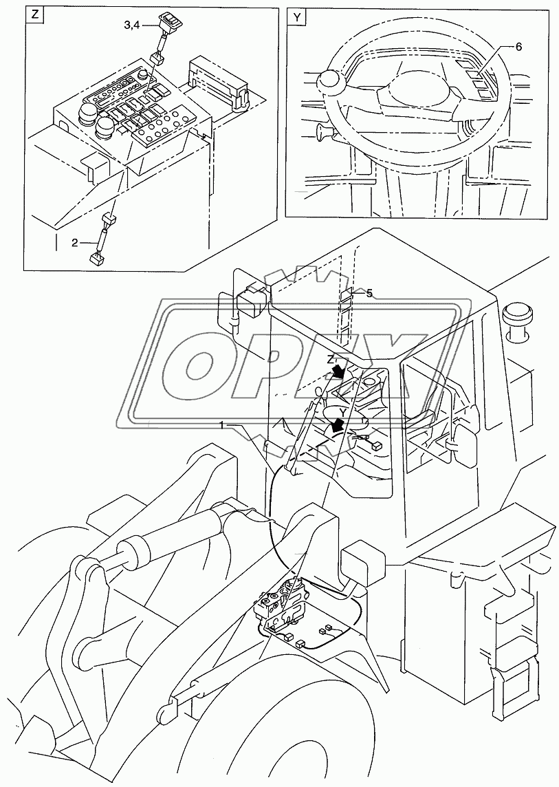 WIRE HARNESS & DECAL (APS)(OP)