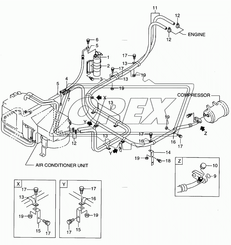 AIR CONDITIONER PIPING (1/2)