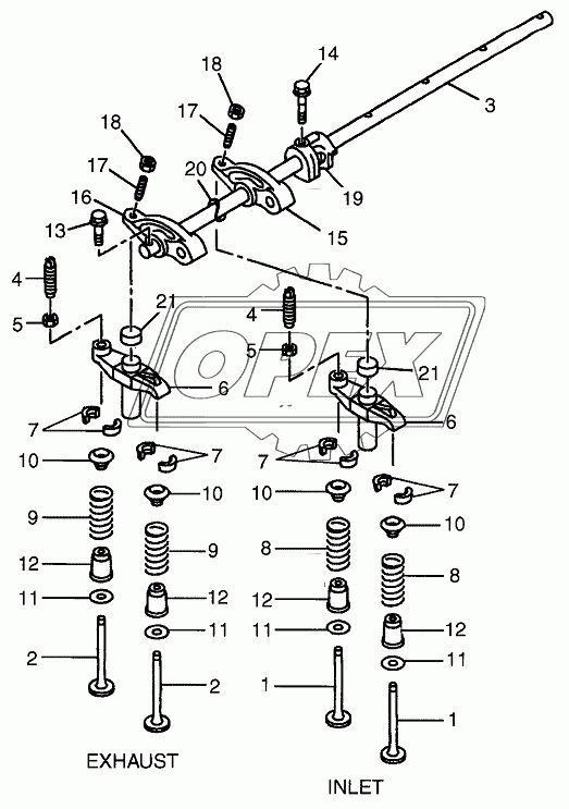 VALVE & ROCKER ARM