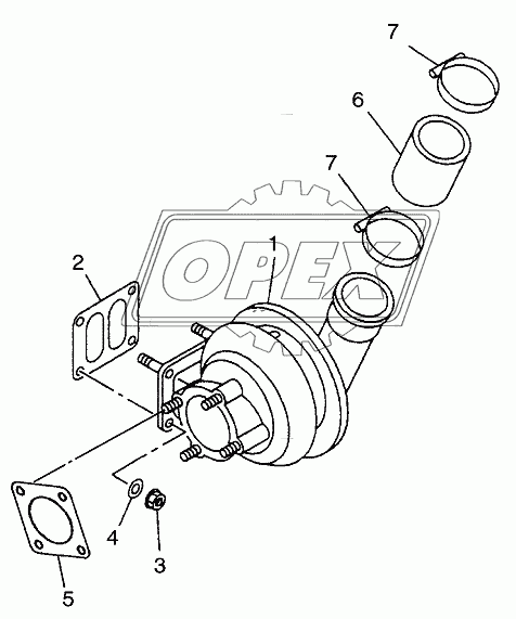 TURBOCHARGER (FITTING PARTS)