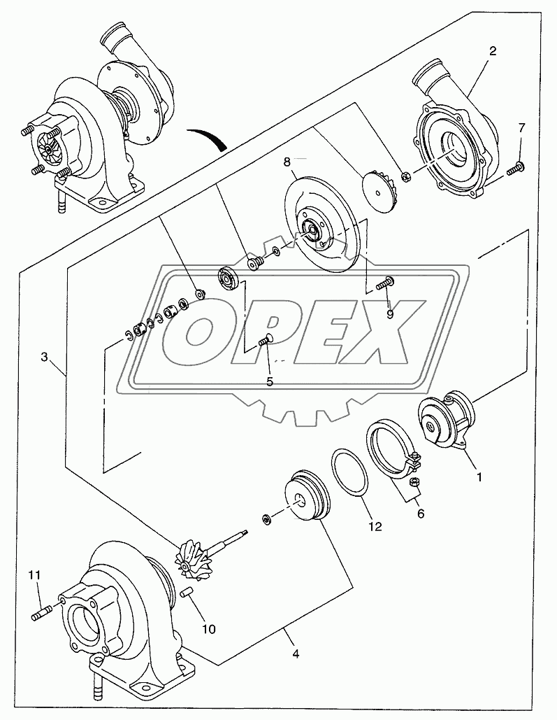 TURBOCHARGER (INNER PARTS)