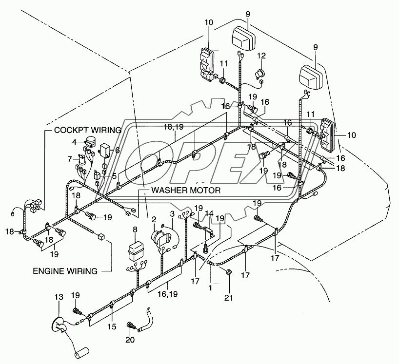 REAR FRAME WIRING