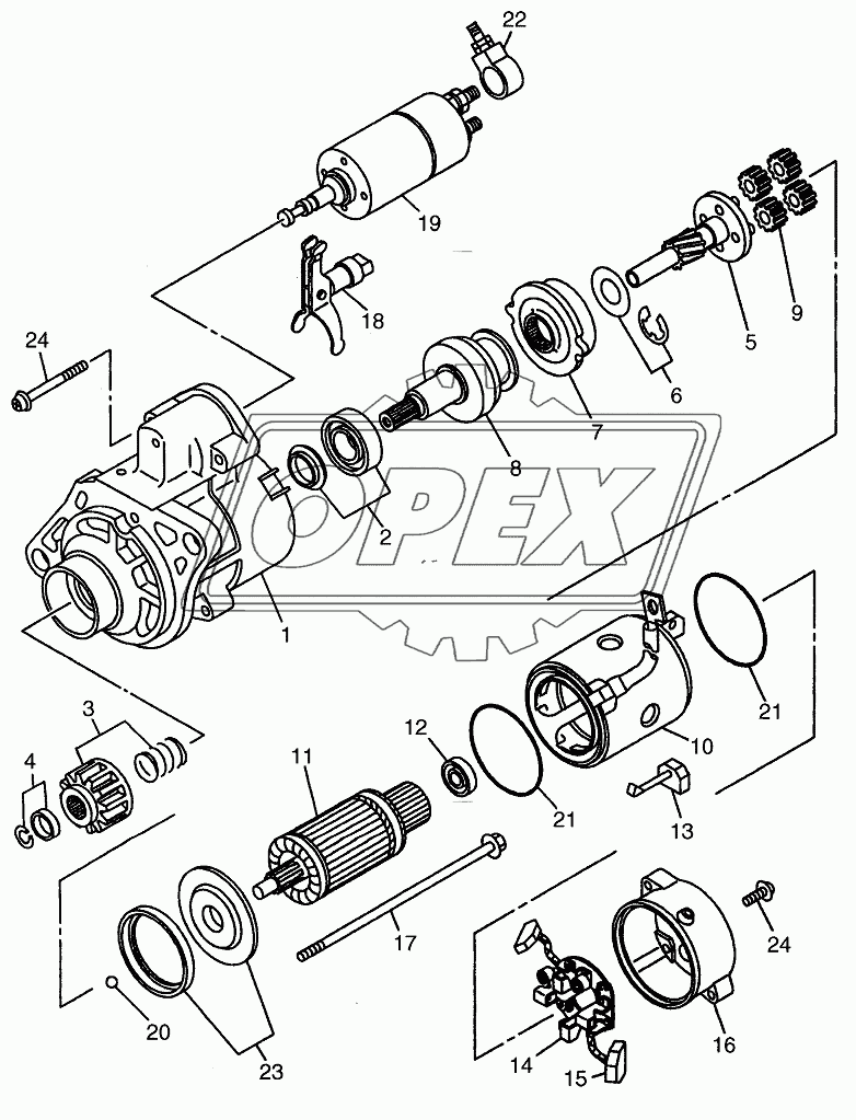 STARTER (INNER PARTS)