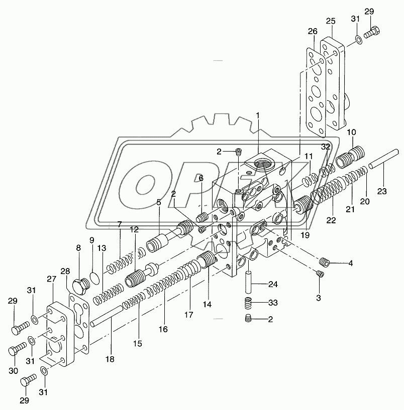 TRANSMISSION CONTROL VALVE (1/2)