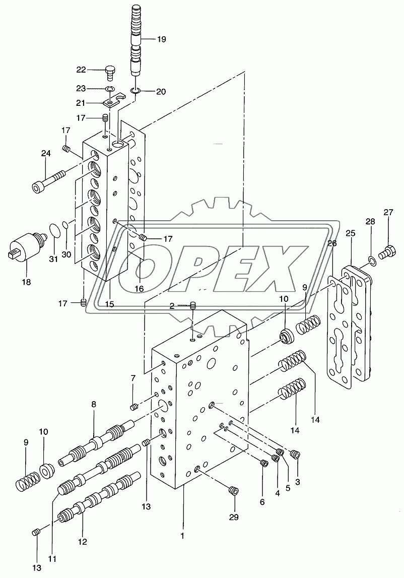 TRANSMISSION CONTROL VALVE (2/2)