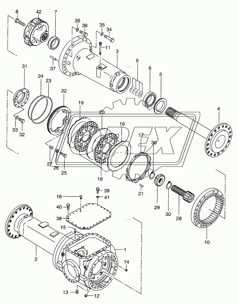 DRIVE AXLE (REAR) (1/2)