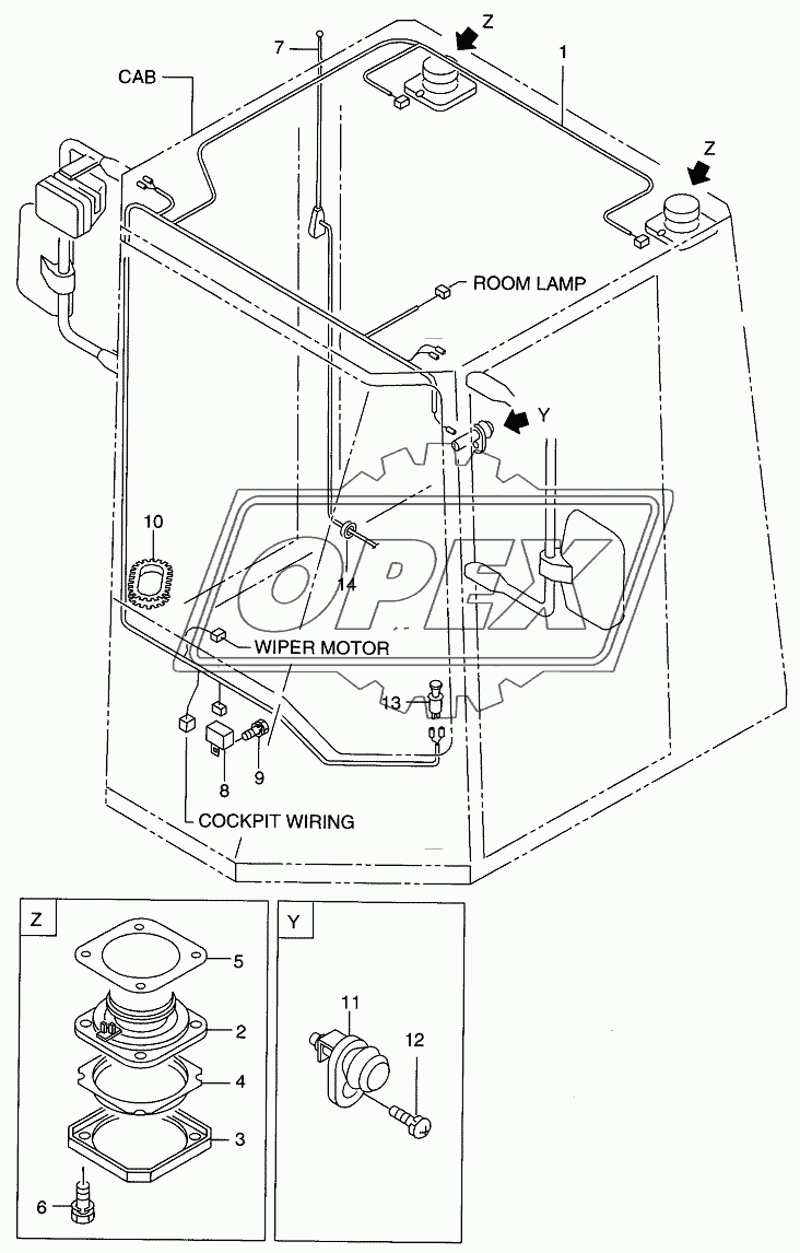 CAB (ELECTRICAL PARTS)