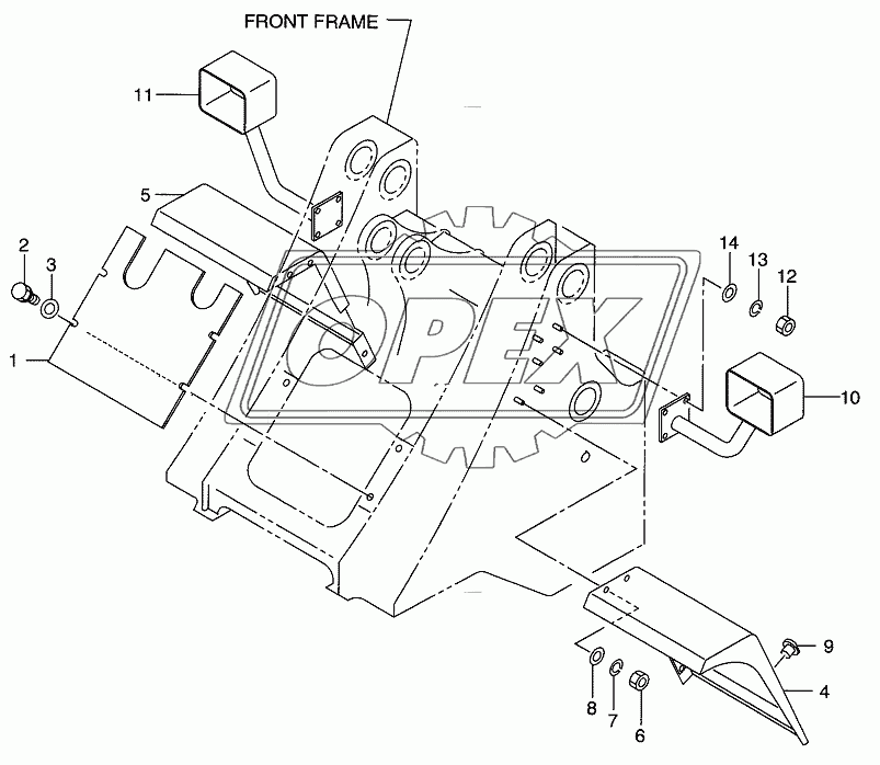 LAMP BRACKET & FRONT FENDER